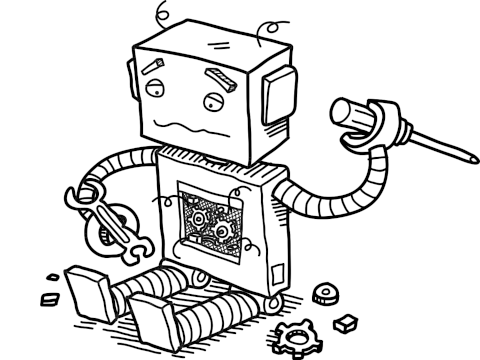 Broken robot